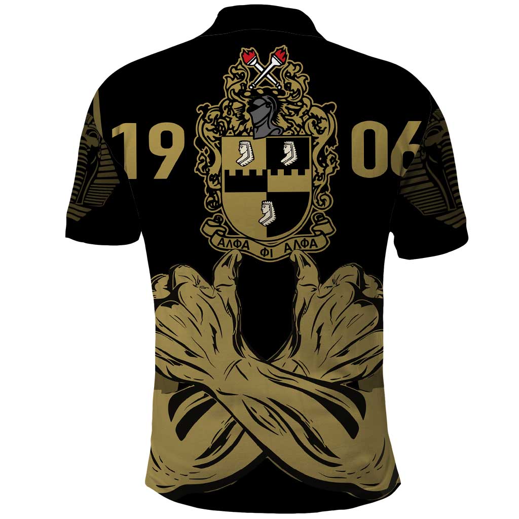 Alpha Phi Alpha Pullover With Embroidered Greek Polo Shirt Fraternity Pride