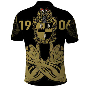 Alpha Phi Alpha Pullover With Embroidered Greek Polo Shirt Fraternity Pride