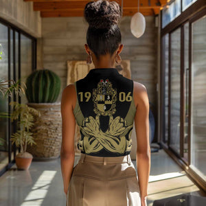 Alpha Phi Alpha Pullover With Embroidered Greek Women Sleeveless Polo Shirt Fraternity Pride