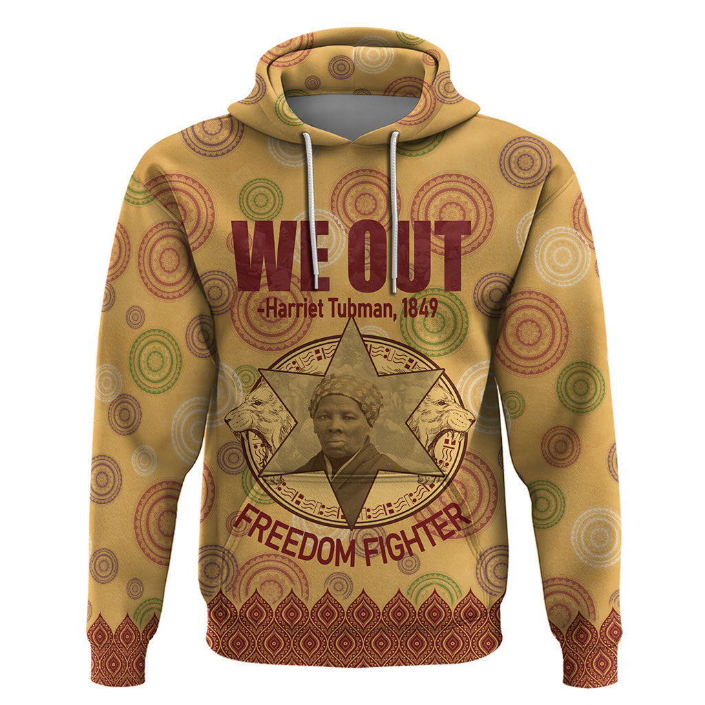 We Out 1849 African-American Hoodie Harriet Tubman - Afroprintwear