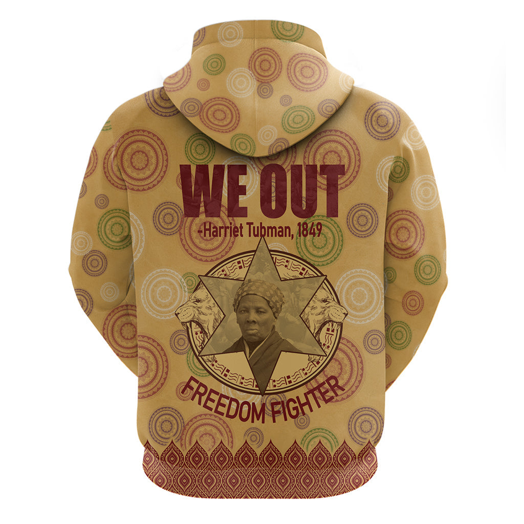 We Out 1849 African-American Hoodie Harriet Tubman - Afroprintwear