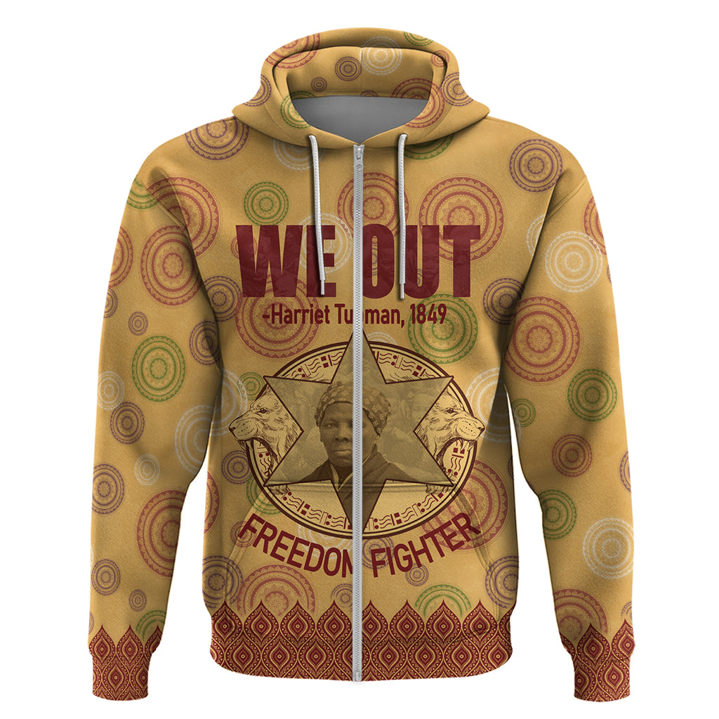 We Out 1849 African-American Hoodie Harriet Tubman - Afroprintwear