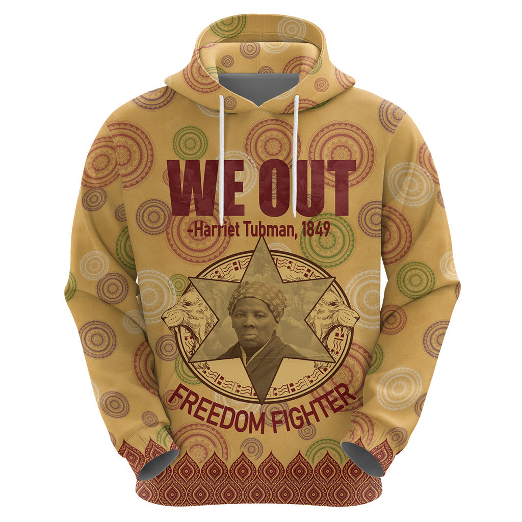 We Out 1849 African-American Hoodie Harriet Tubman - Afroprintwear