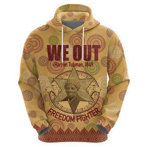 We Out 1849 African-American Hoodie Harriet Tubman - Afroprintwear