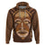 African Women Hoodie Tribal Ethnic Mask - Afroprintwear