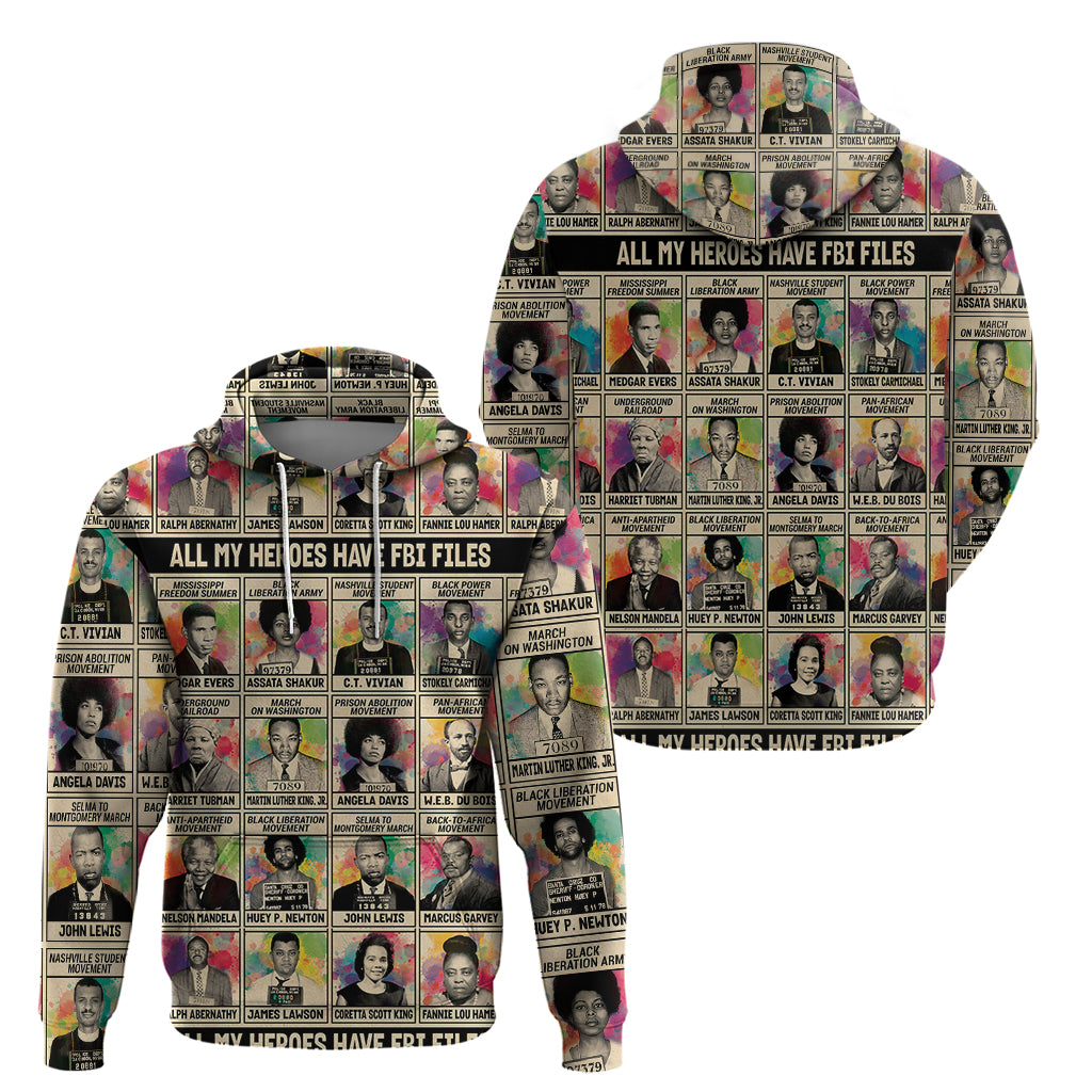Multi Color Adinkra Symbols Hoodie African Adrinkra - Afroprintwear