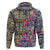 African Ndebele Pattern Hoodie - Afroprintwear