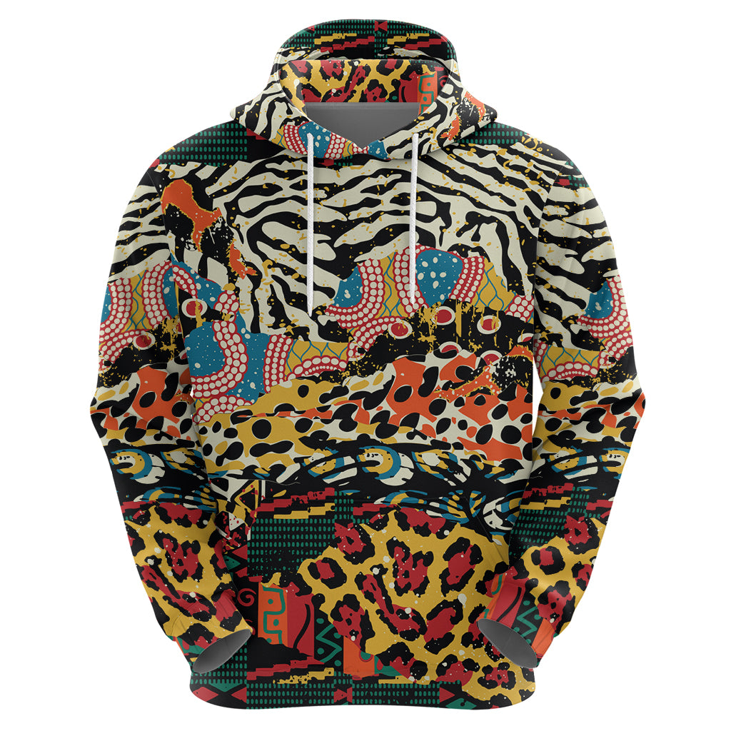 Africa Animal Pattern Hoodie - Afroprintwear